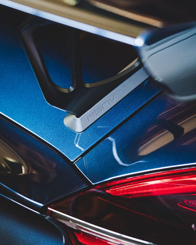 Gt4 Wing Riser Inch GT4 Wing Risers by RSNV - For 981 and 718 Porsche GT4